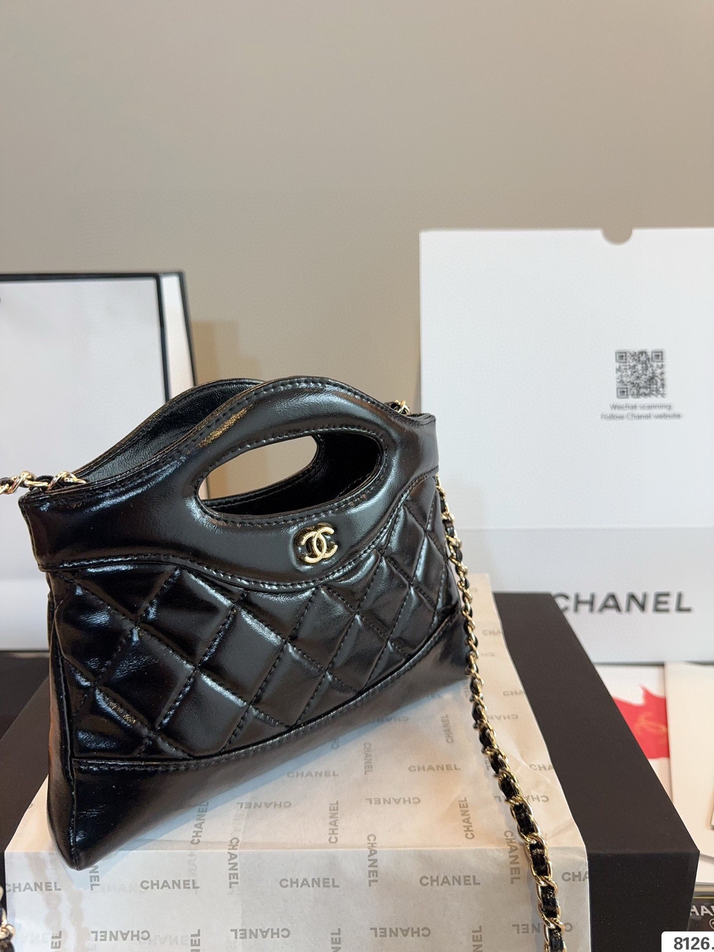 【CHANEL旗艦店】シャネル BAG NANO ハンドバッグ