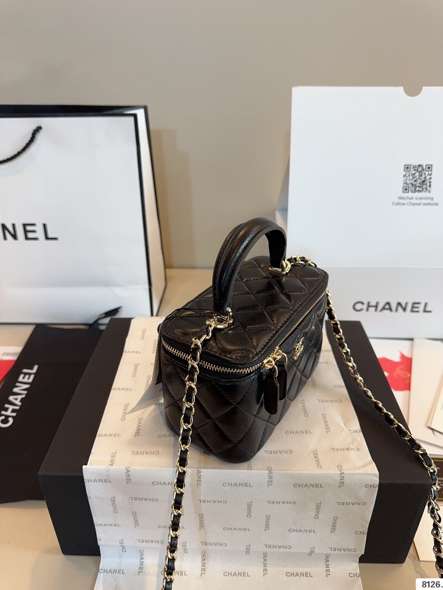 【CHANEL旗艦店】シャネル ★大人気 化粧ポーチ