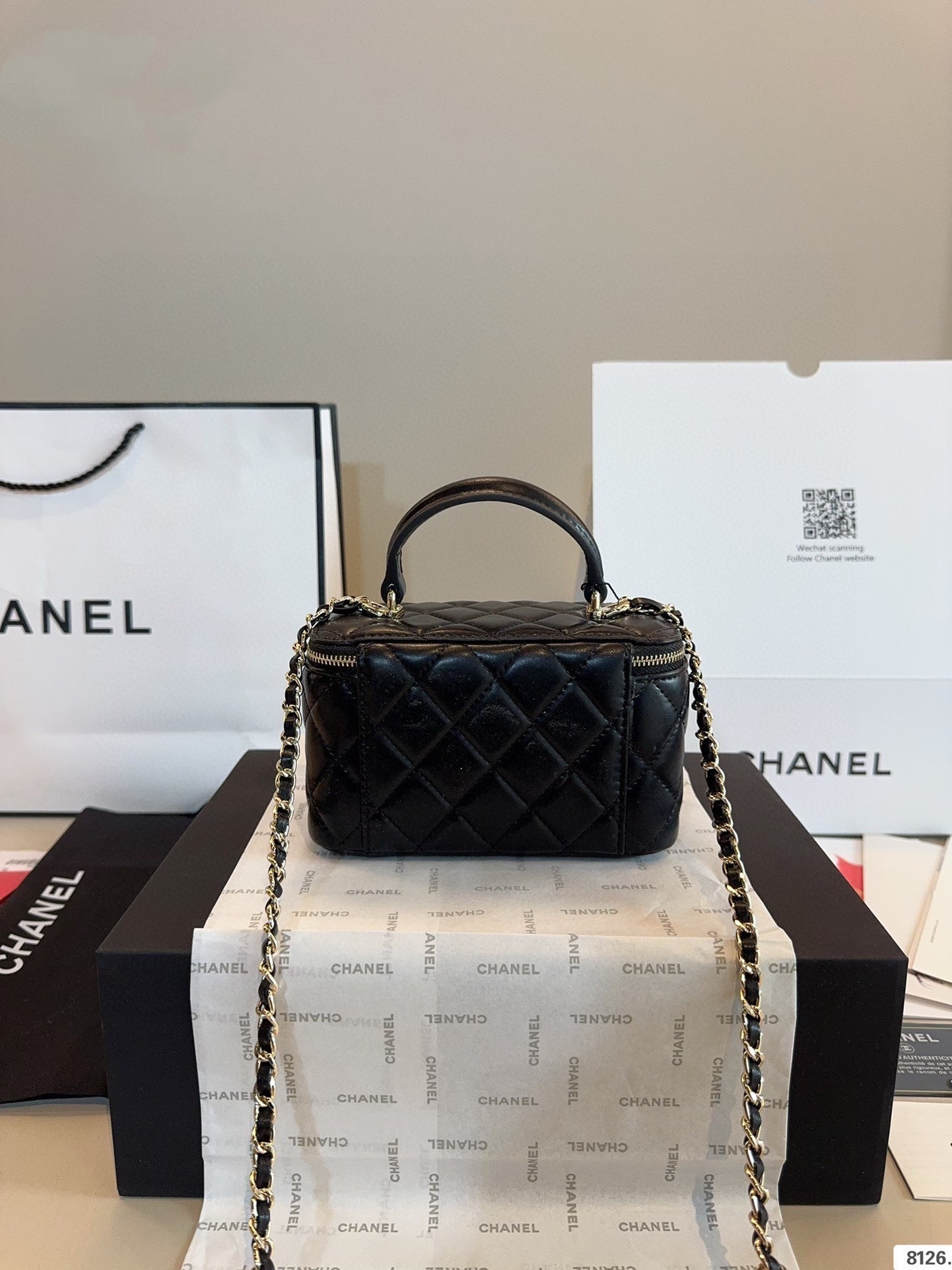 【CHANEL旗艦店】シャネル ★大人気 化粧ポーチ