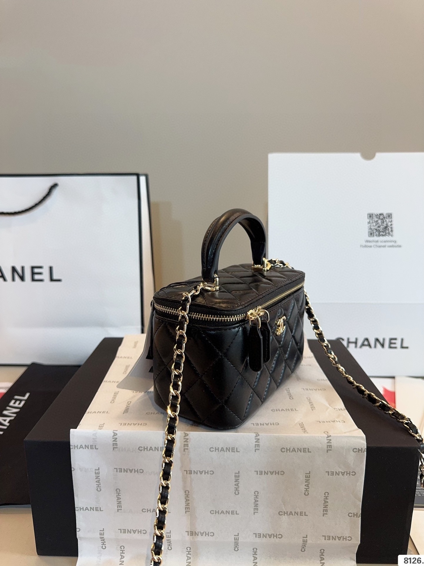 【CHANEL旗艦店】シャネル ★大人気 化粧ポーチ