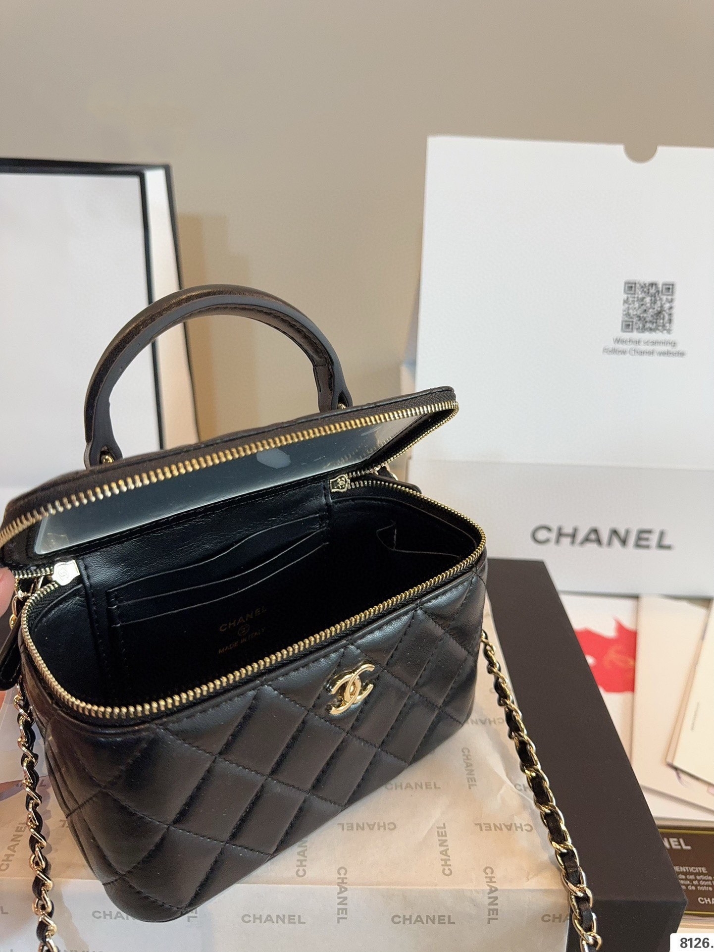 【CHANEL旗艦店】シャネル ★大人気 化粧ポーチ