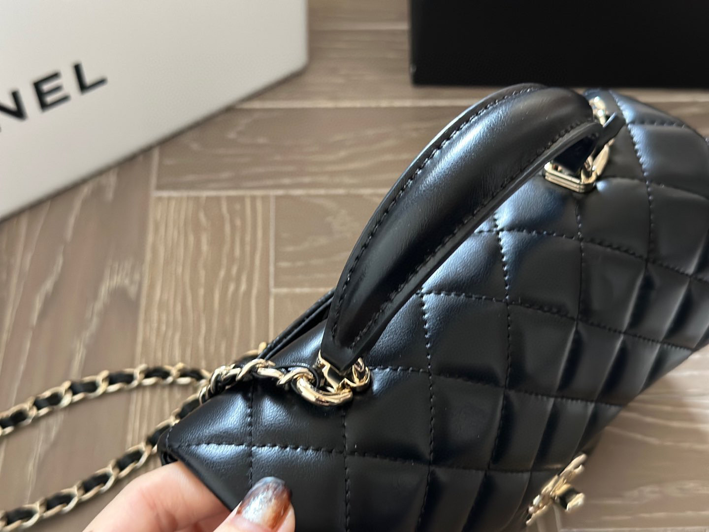 【CHANEL公式旗艦店】シャネル HANDLE ハンドバッグ