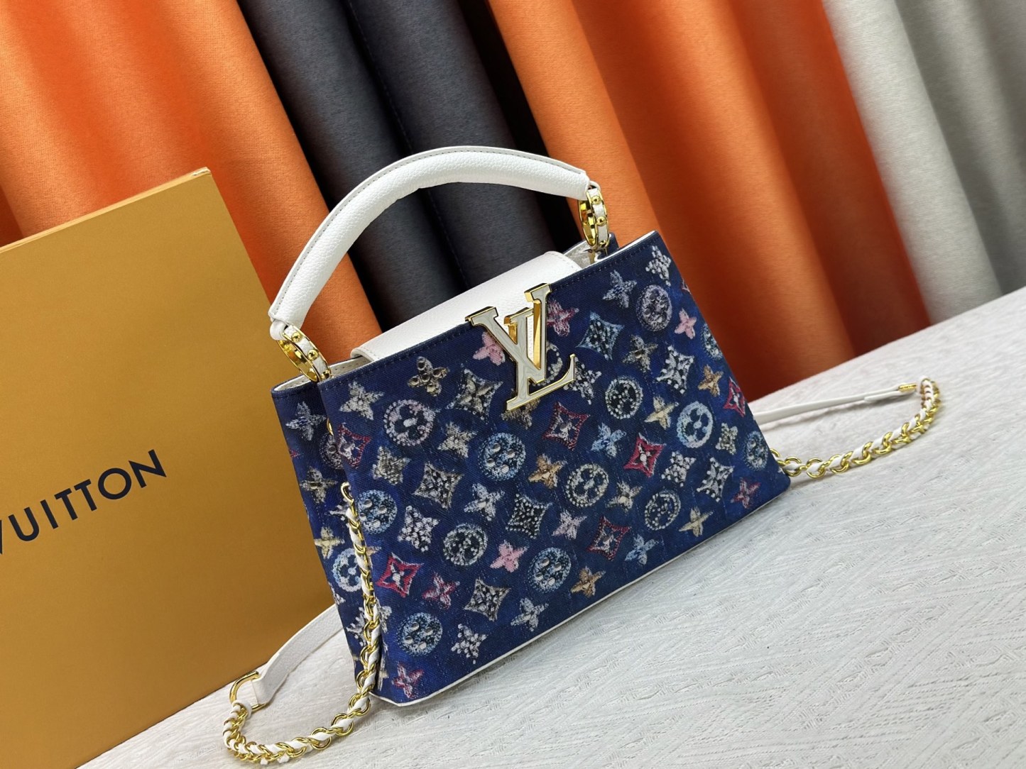 LOUIS VUITTON（ルイヴィトン）CAPUCINES ハンドバッグ M59939 M94519