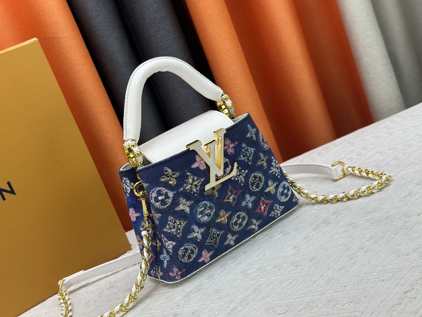 LOUIS VUITTON（ルイヴィトン）CAPUCINES ハンドバッグ M59939 M94519