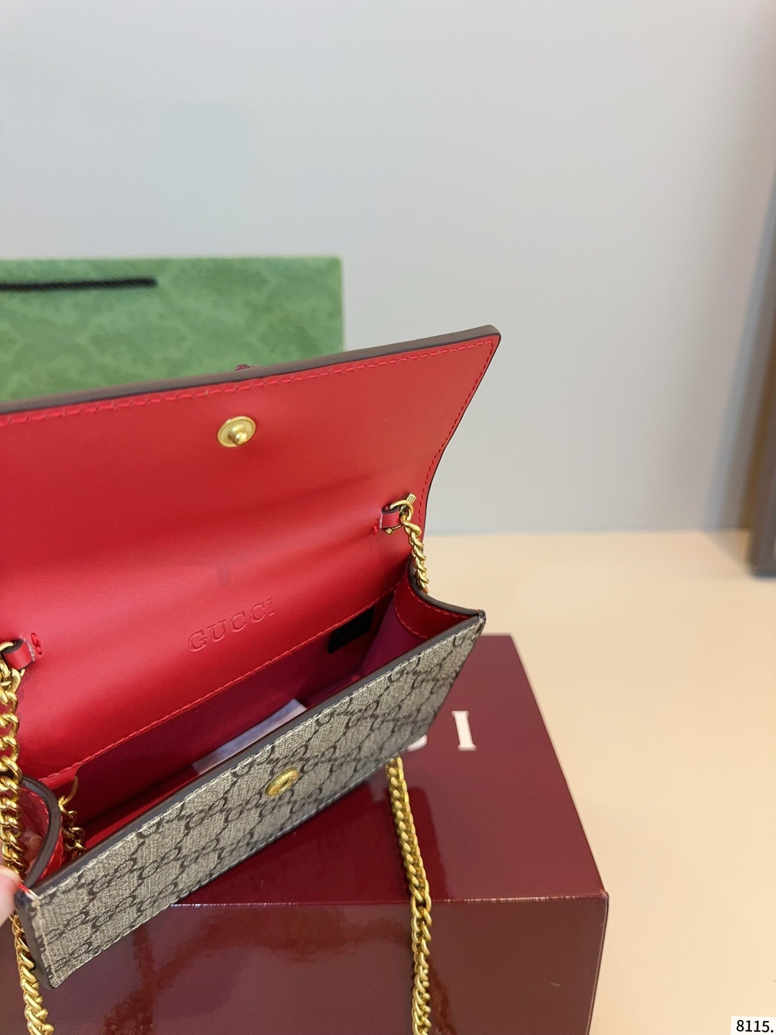 【GUCCI旗艦店】グッチ さくらんぼ チェーンバッグ★人気商品★