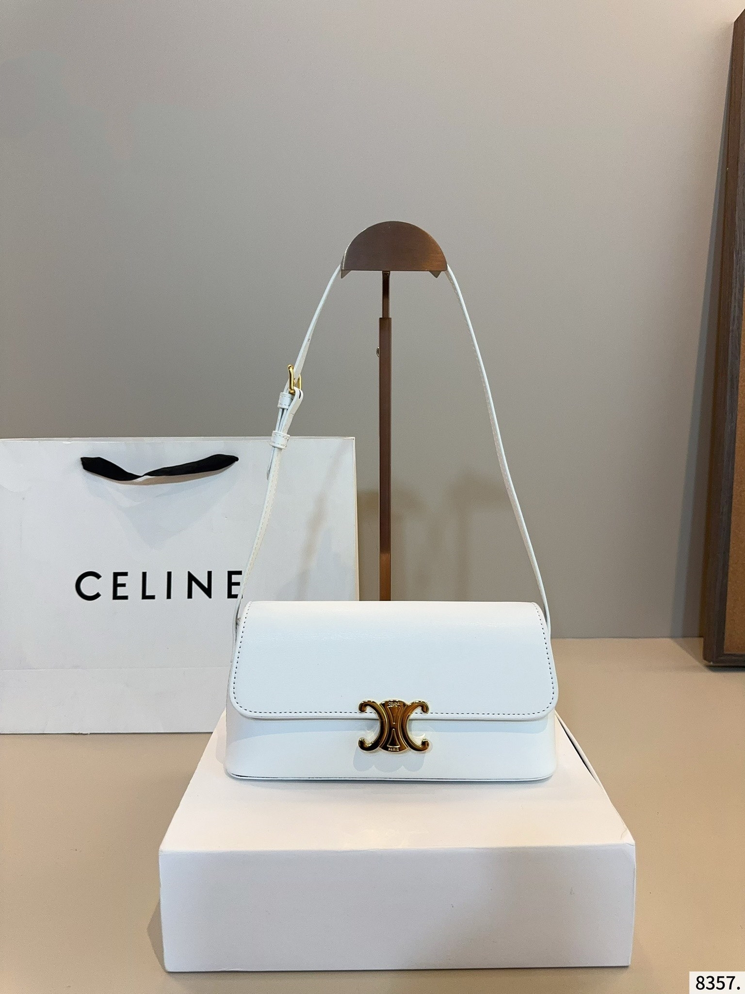 【CELINE公式旗艦店】セリーヌ 凱旋門 ショルダーバッグ