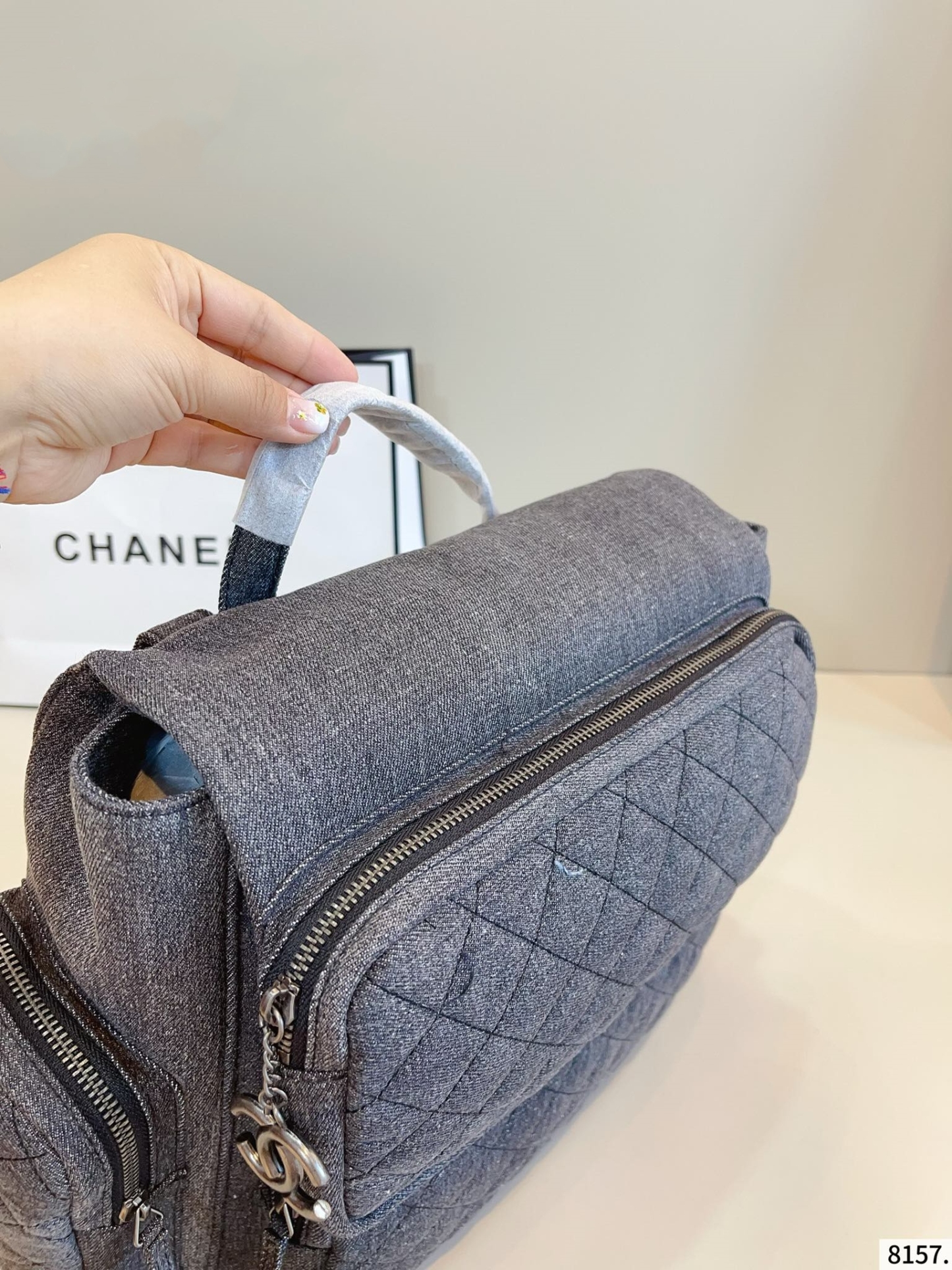 【CHANEL公式旗艦店】シャネル デニムのバックパック 27*12*29cm