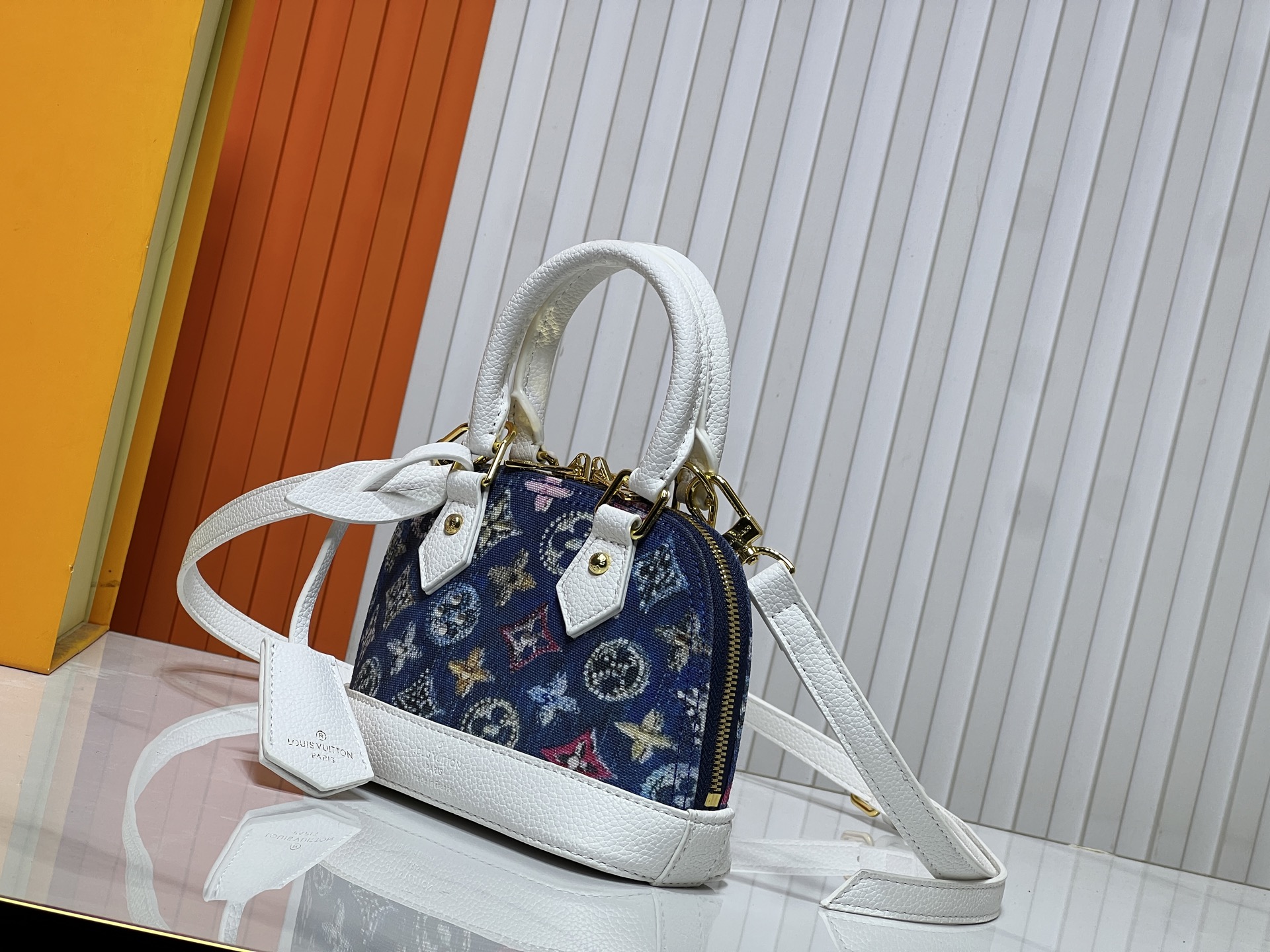 LOUIS VUITTON ルイヴィトン Alma BB 新作デニムバッグ