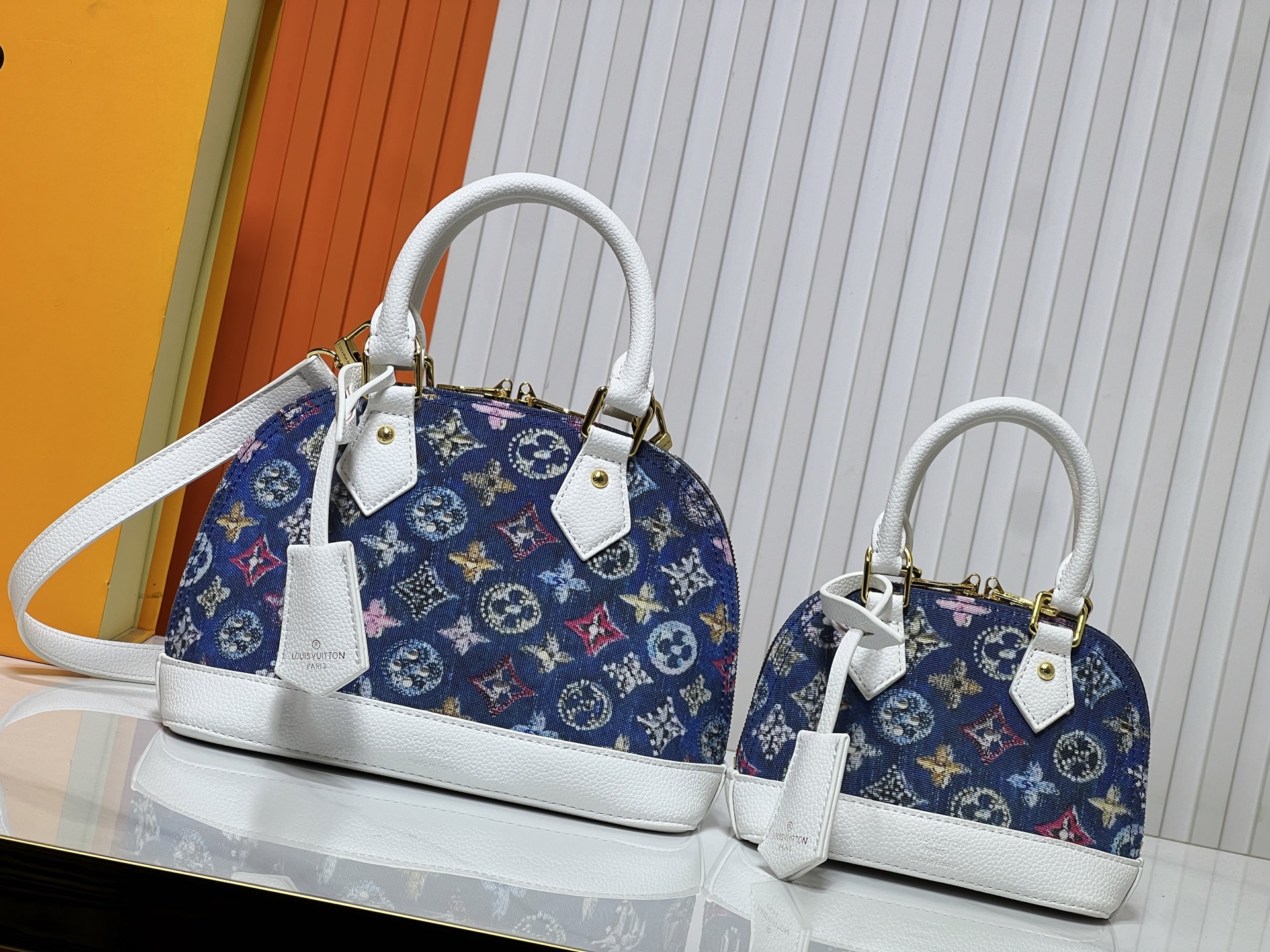 LOUIS VUITTON ルイヴィトン Alma BB 新作デニムバッグ