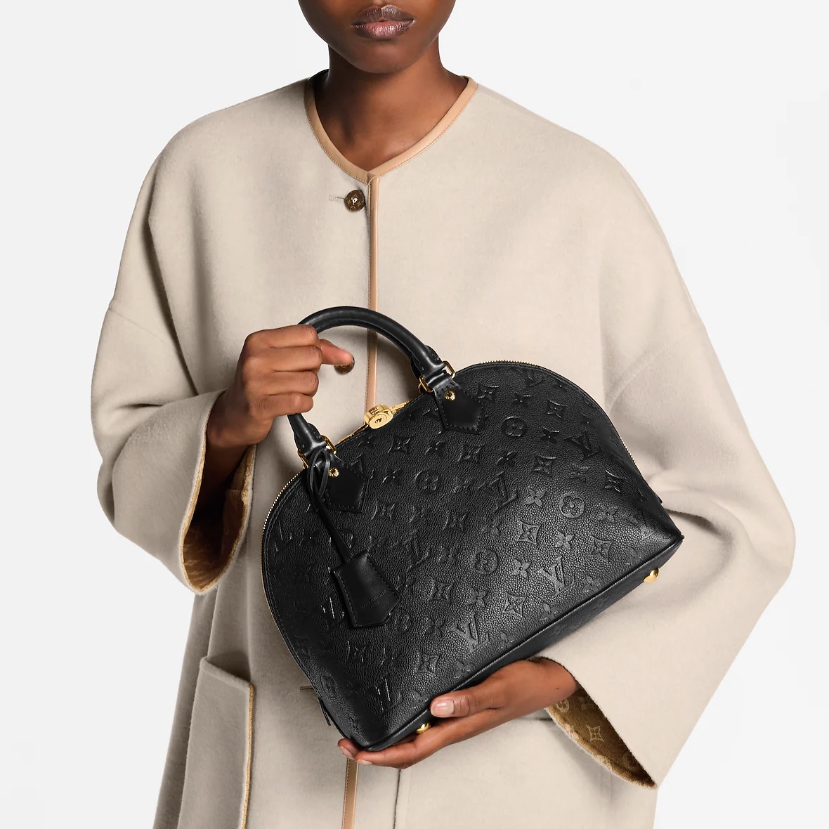 新作*LV*Alma BB モノグラム 2WAY ハンドバッグ ブラック