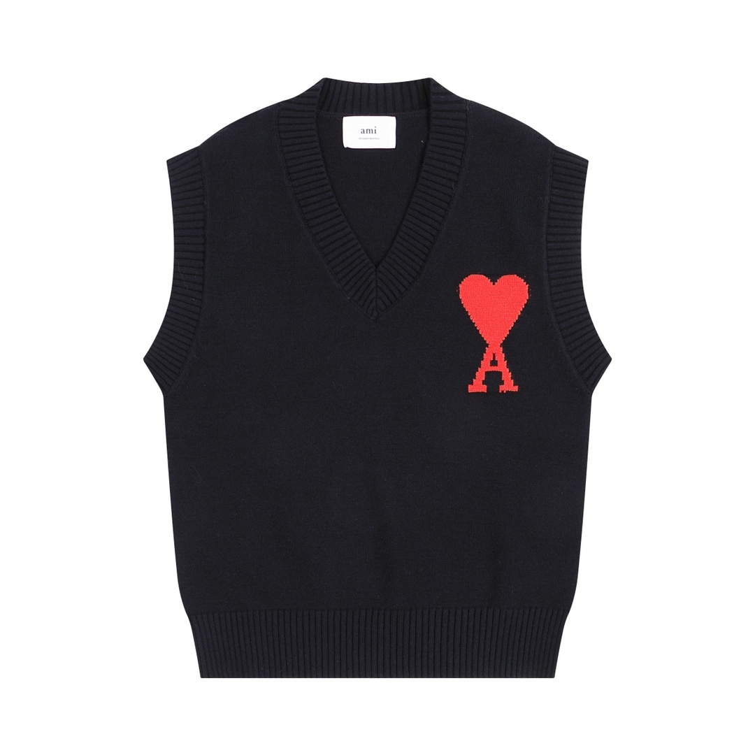 【AMI旗艦店】 ウールのベスト セーター 男女兼用 ご好評に付き再入荷！