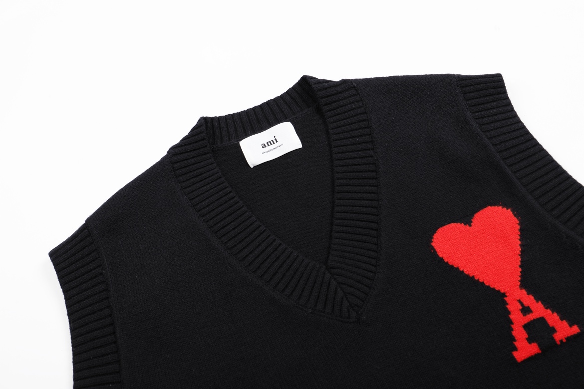 【AMI旗艦店】 ウールのベスト セーター 男女兼用 ご好評に付き再入荷！