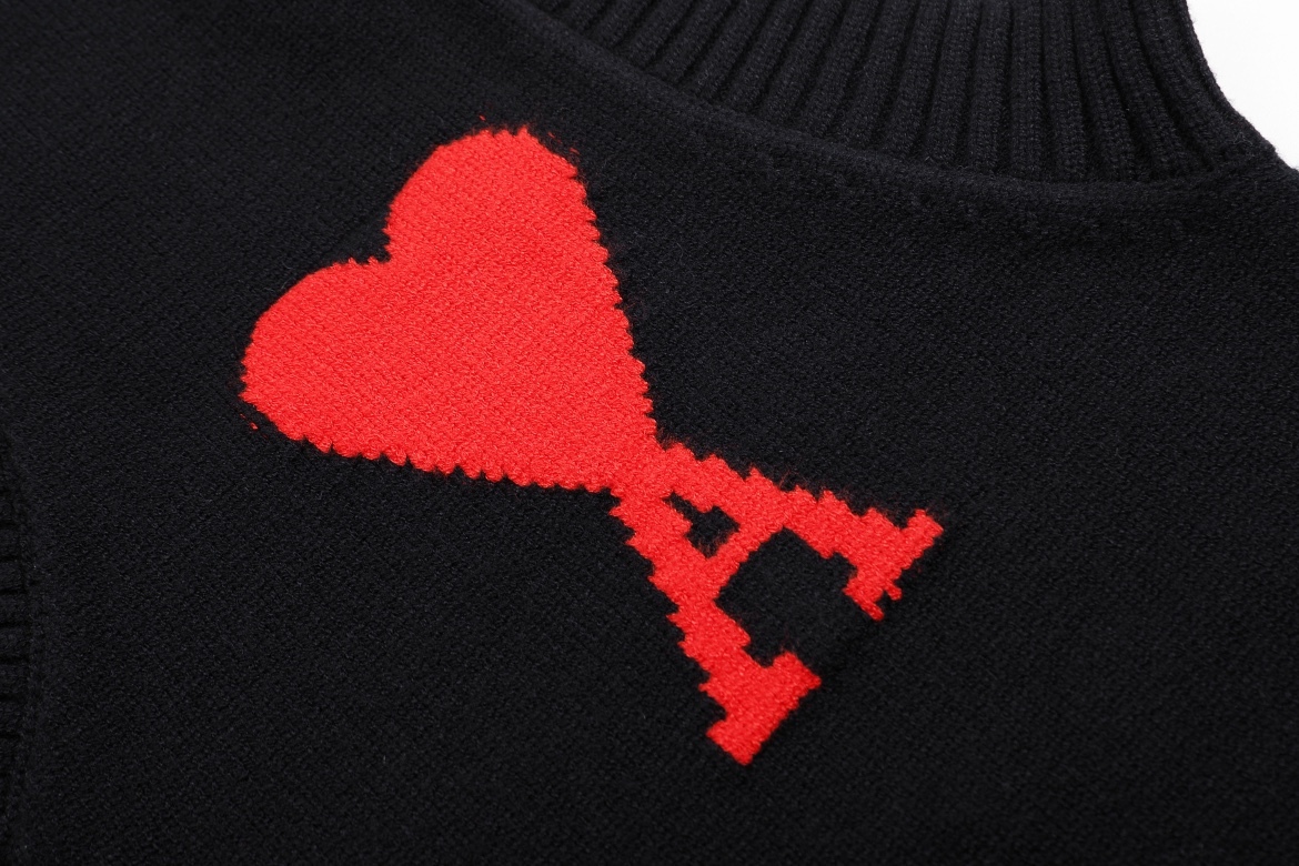 【AMI旗艦店】 ウールのベスト セーター 男女兼用 ご好評に付き再入荷！