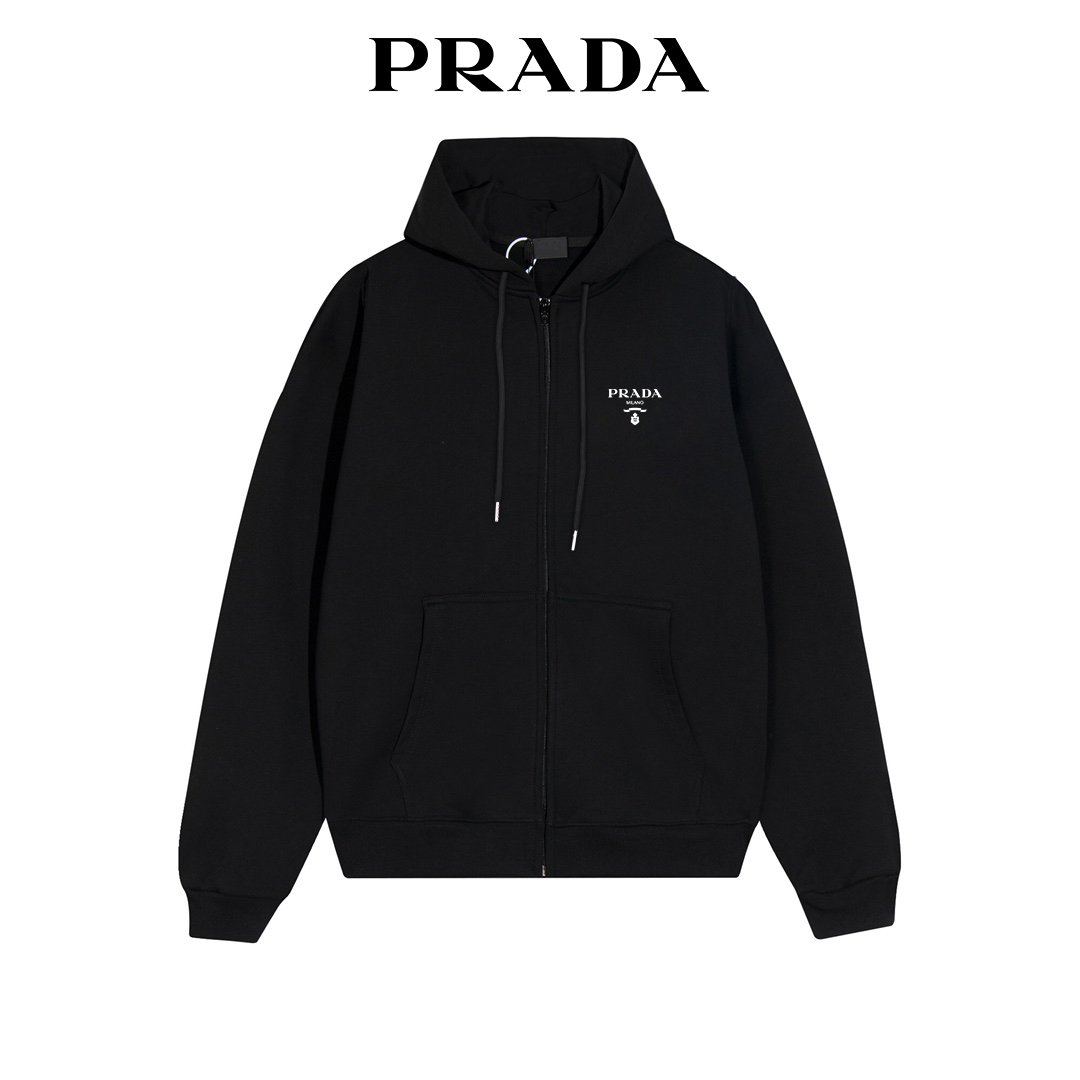【PRADA】ジップアップパーカー
