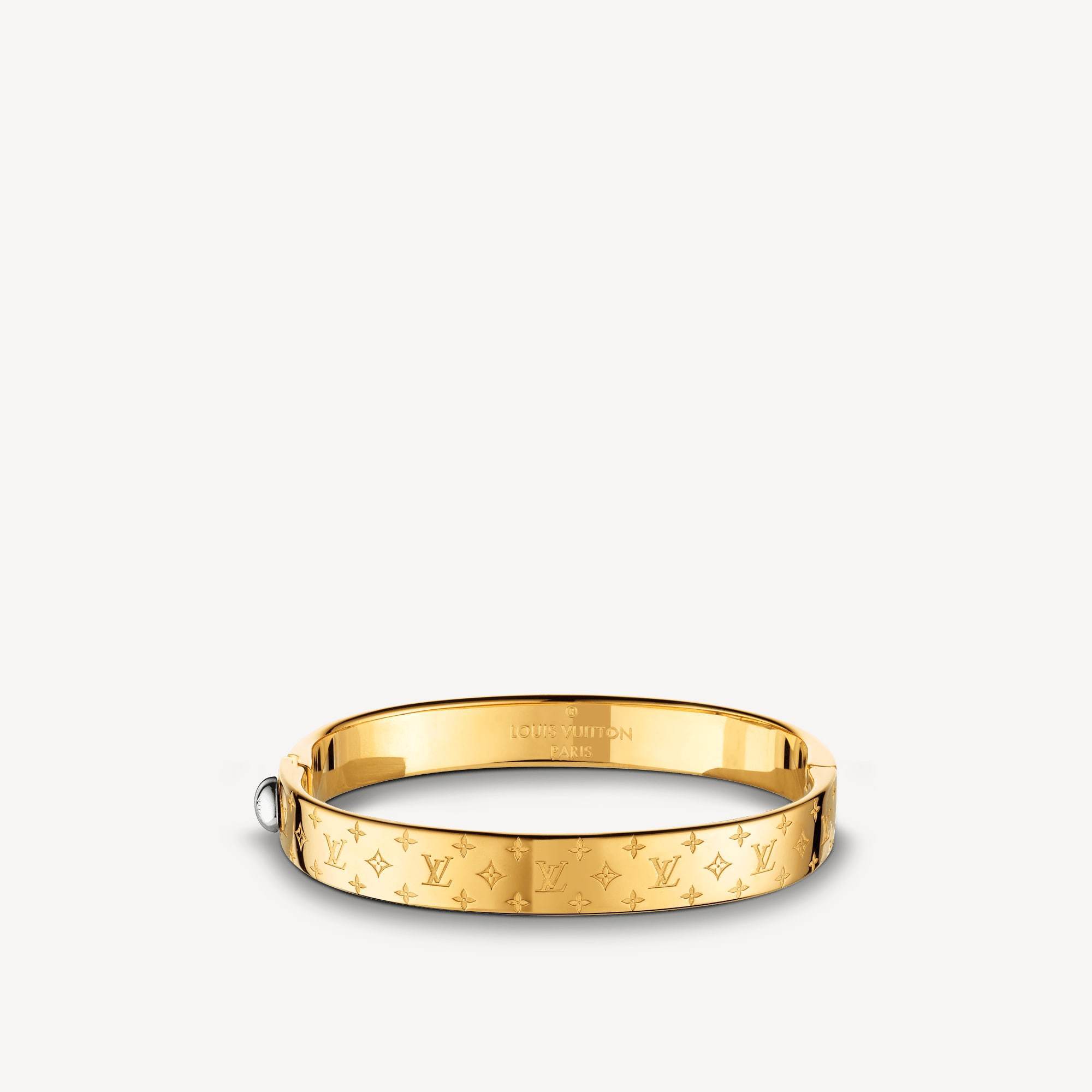 大人気LOUIS VUITTON ルイヴィトン カフ ナノグラム