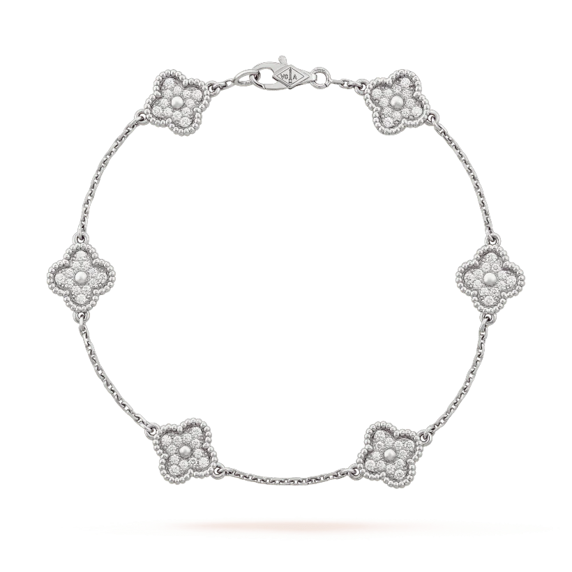 【2024】【Vancleef & Arpels】 スウィート アルハンブラ ブレスレット、6モチーフ
