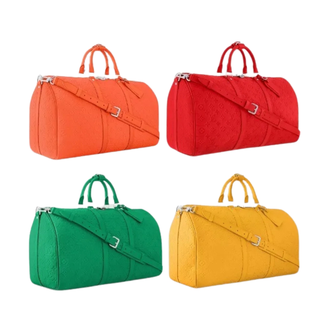 24SS メンズに人気 LOUIS VUITTON キーポル・バンドリエール 50 M23749 M23750 M23751 M23748