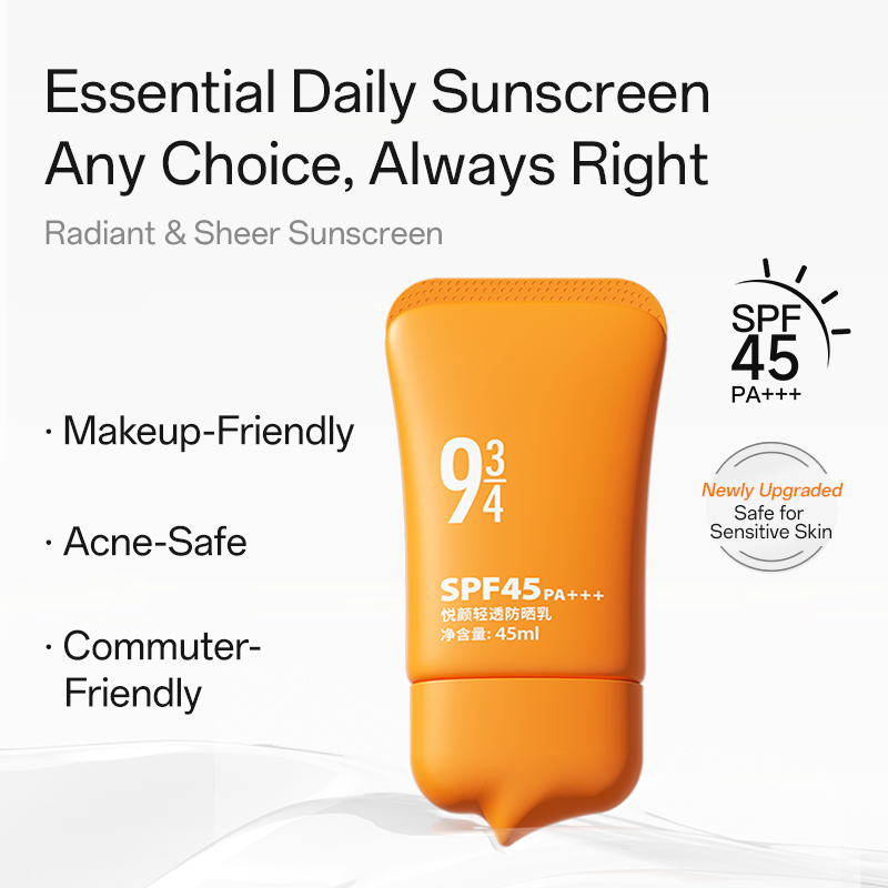 9¾ Radiant & Sheer Sunscreen SPF45 PA+++