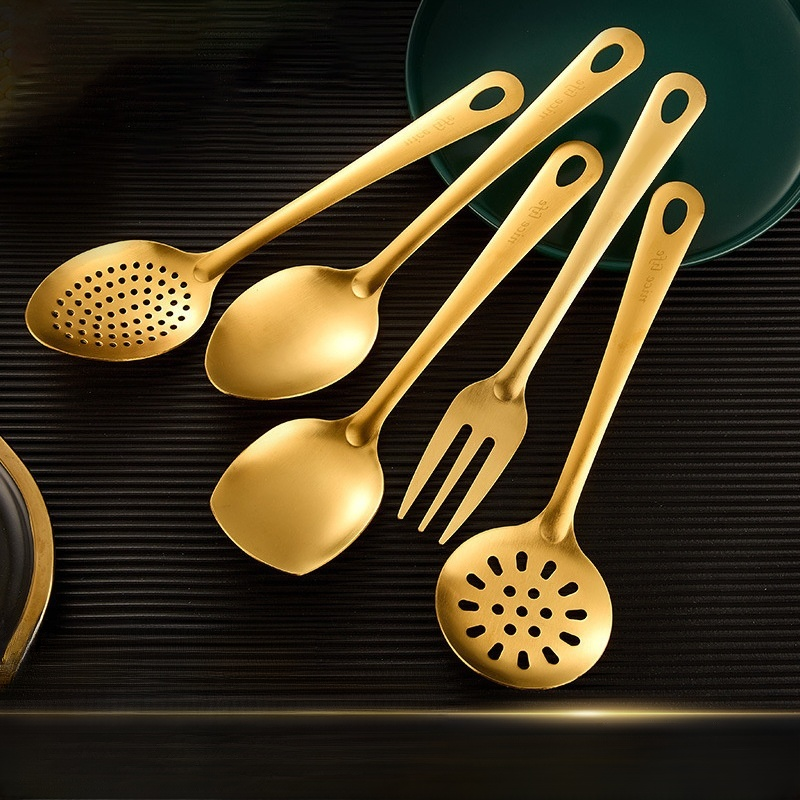不鏽鋼廚具漏杓湯匙烹飪煎鏟
