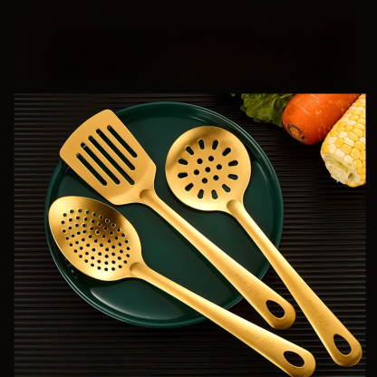 不鏽鋼廚具漏杓湯匙烹飪煎鏟