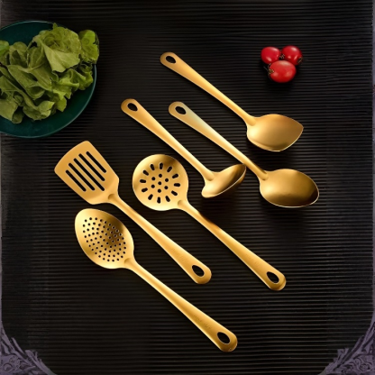 不鏽鋼廚具漏杓湯匙烹飪煎鏟