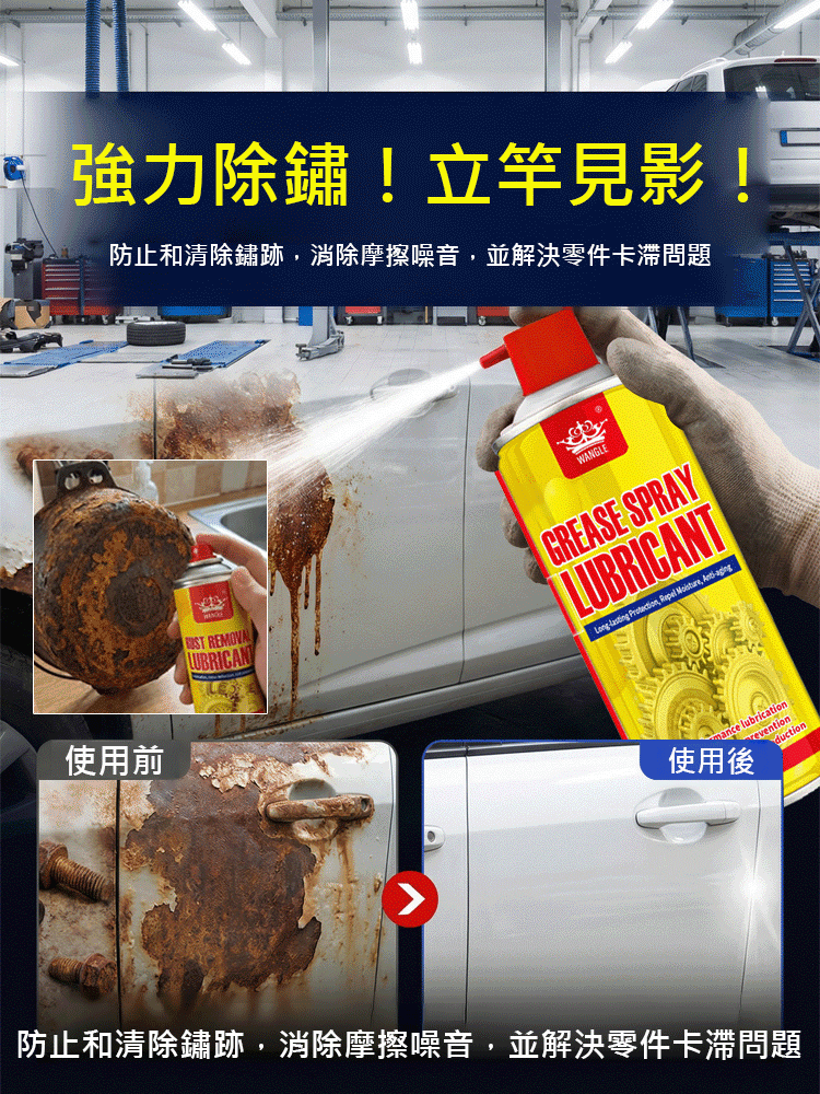 即時防鏽清潔噴霧