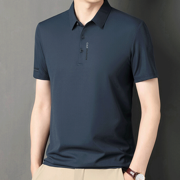 冰絲速乾男士Polo衫