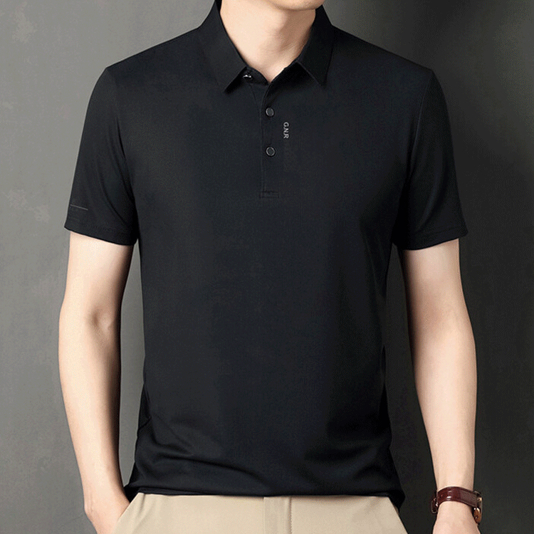 冰絲速乾男士Polo衫