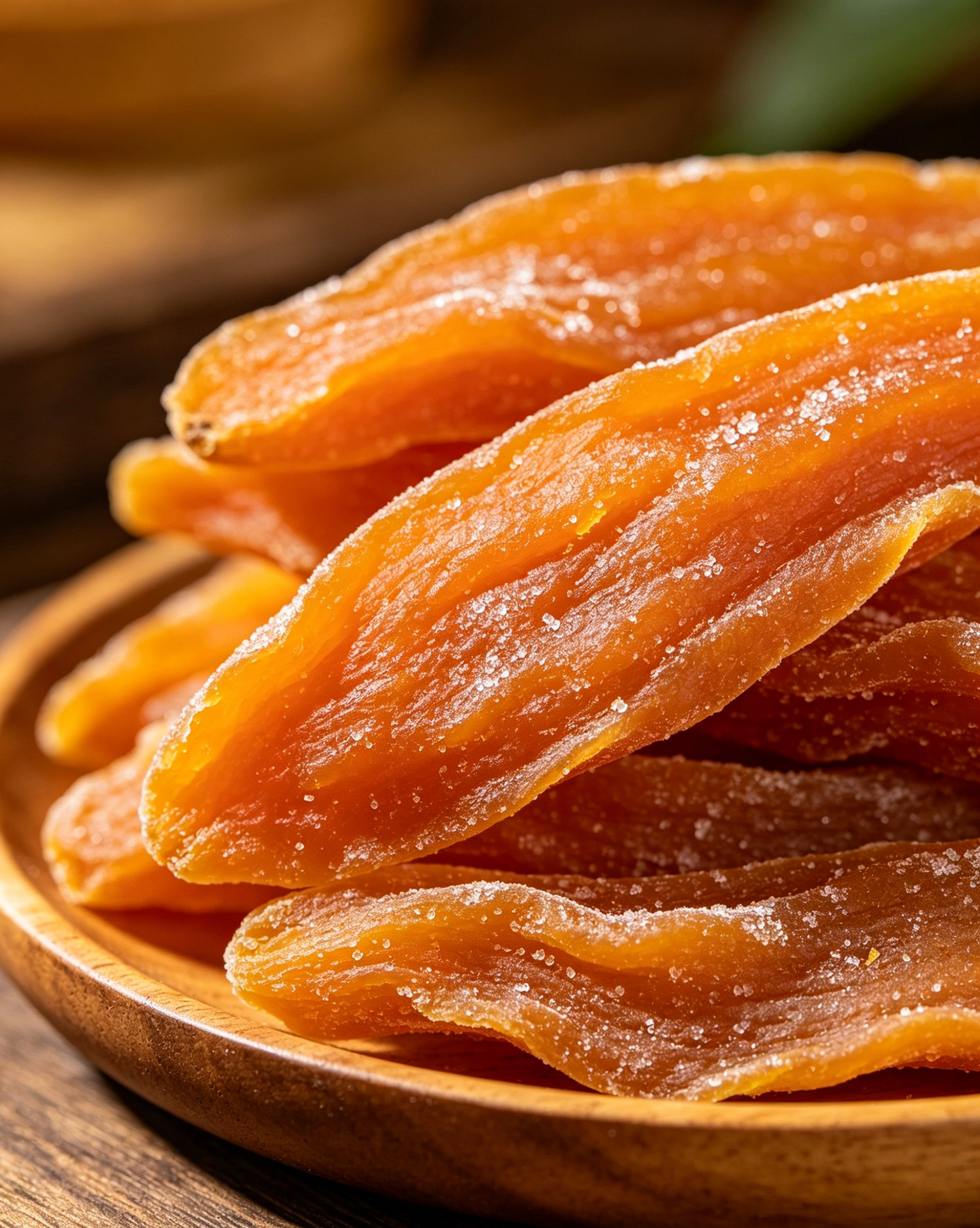 Golden Dried Sweet Potatoes