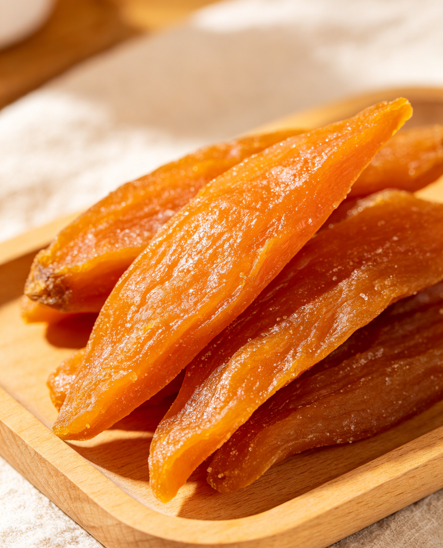 Golden Dried Sweet Potatoes