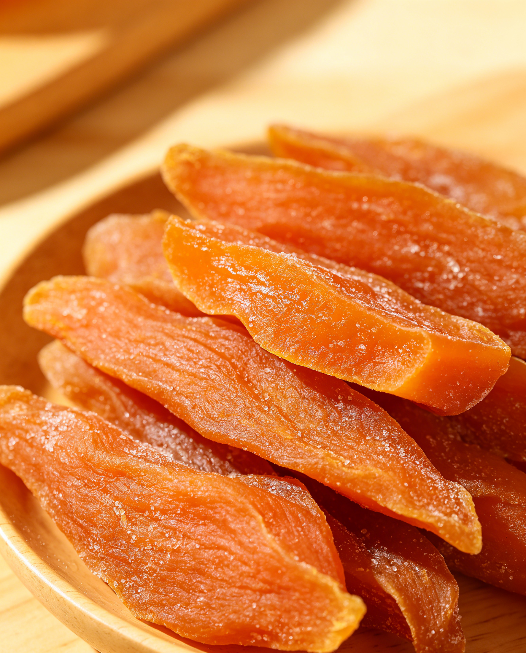 Golden Dried Sweet Potatoes