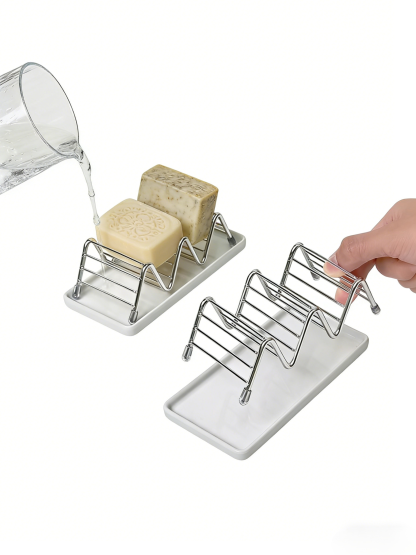 W-shaped soap holder