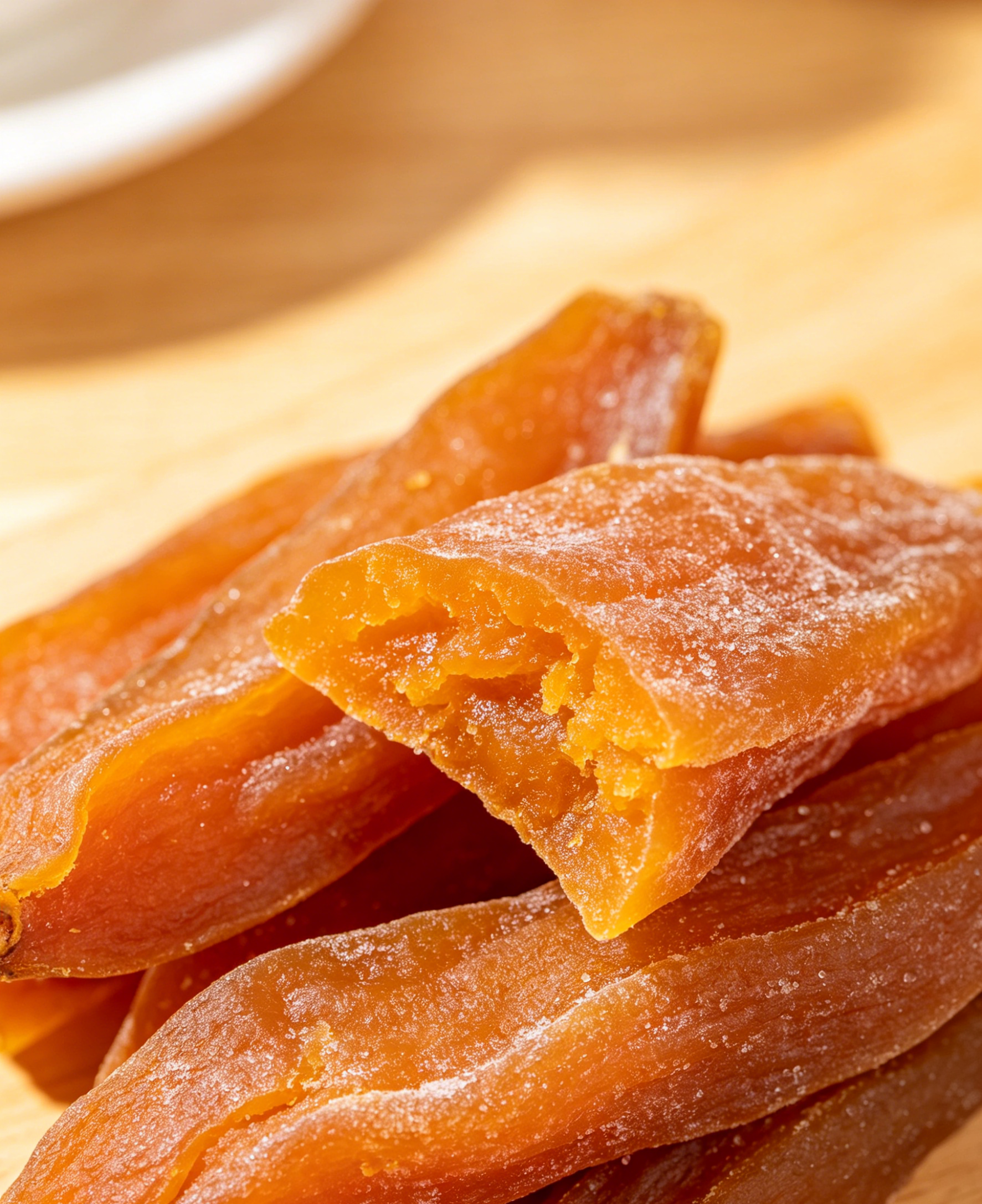 Golden Dried Sweet Potatoes