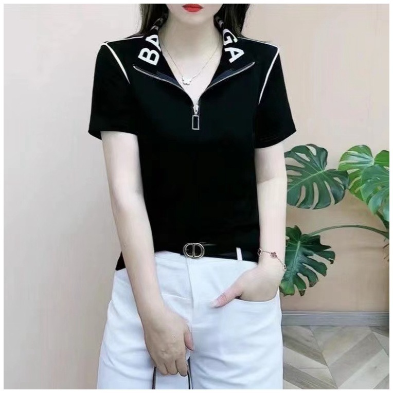 Fashion lapel T-shirt