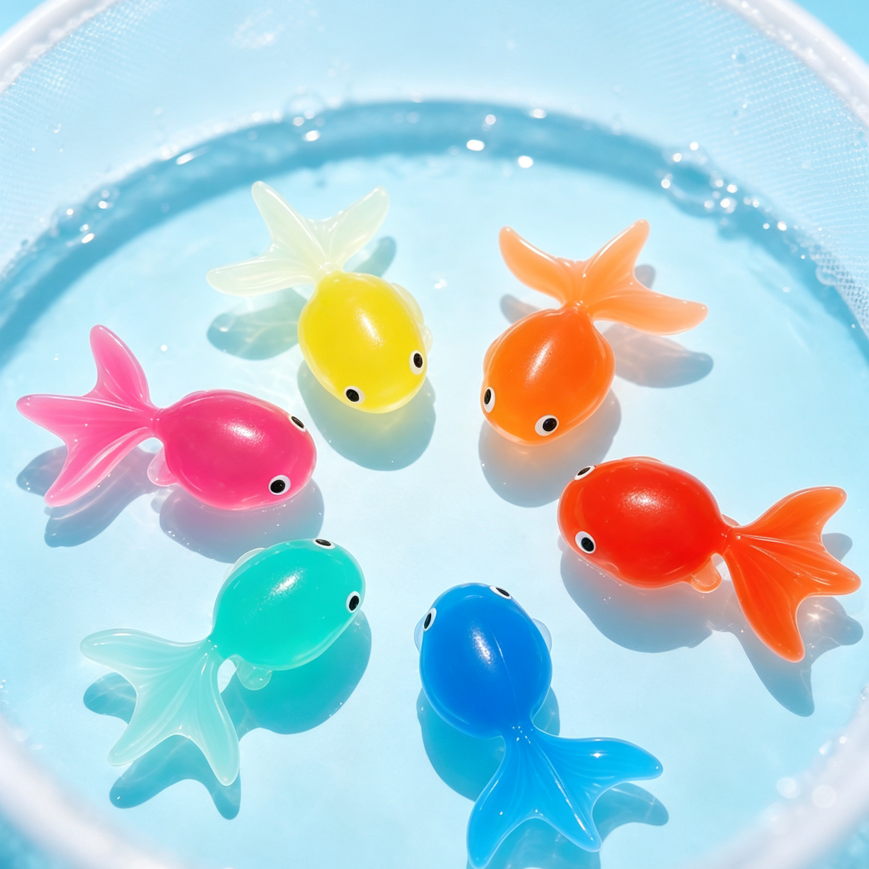 Floating Silicone Goldfish Bath Toy, Automatic Swimming Robot Fish for Kids and Aquariums