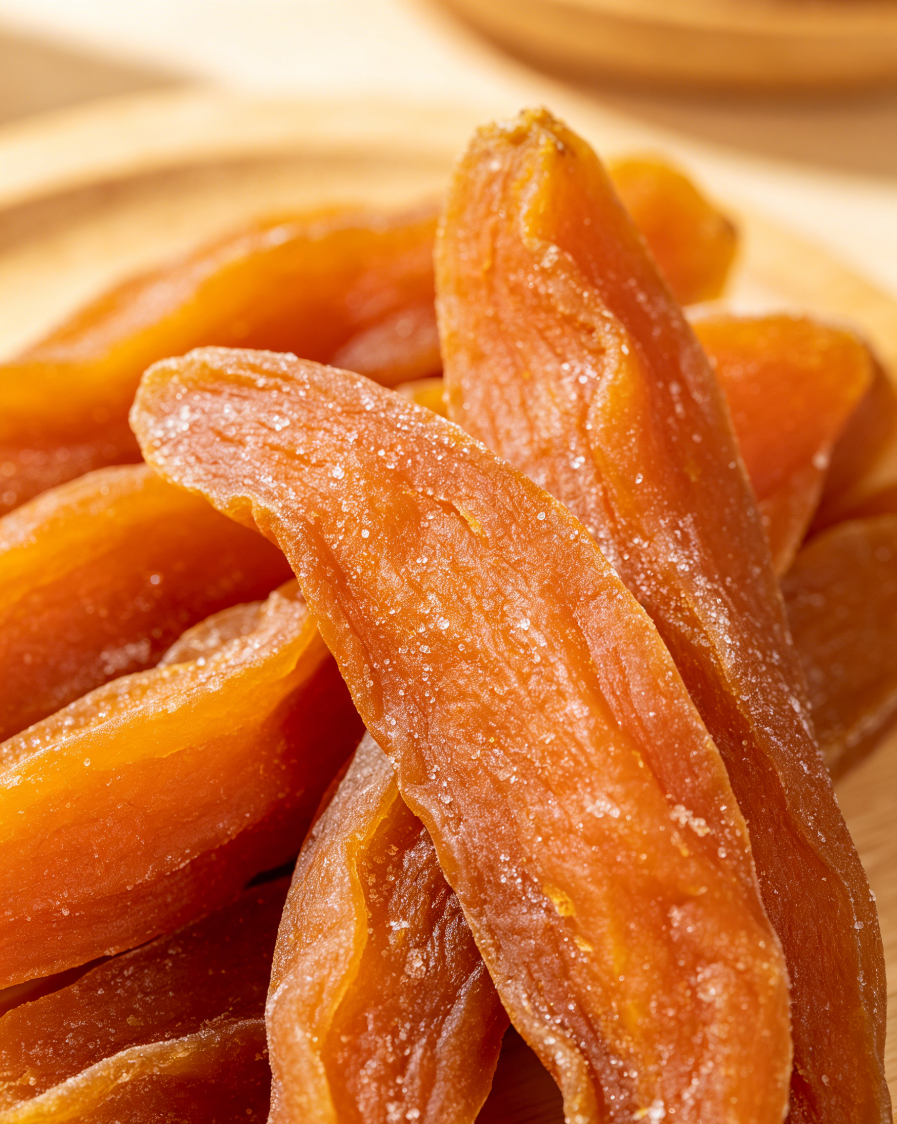 Golden Dried Sweet Potatoes