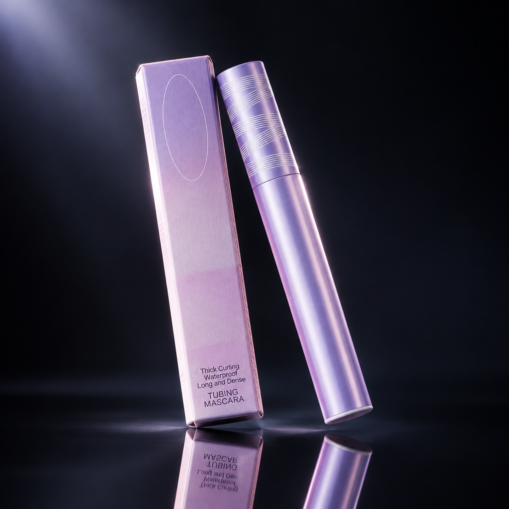 👁️✨ 24H Volumizing Tubing Mascara in 3 Shades - Smudge-Proof Waterproof Formula with Warm Water Removal 💜