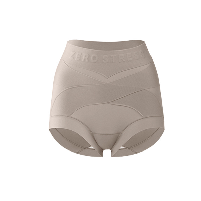 Women's Double Pressurized Warm Velvet Milk Leather Breathable Tummy Tuck Pants