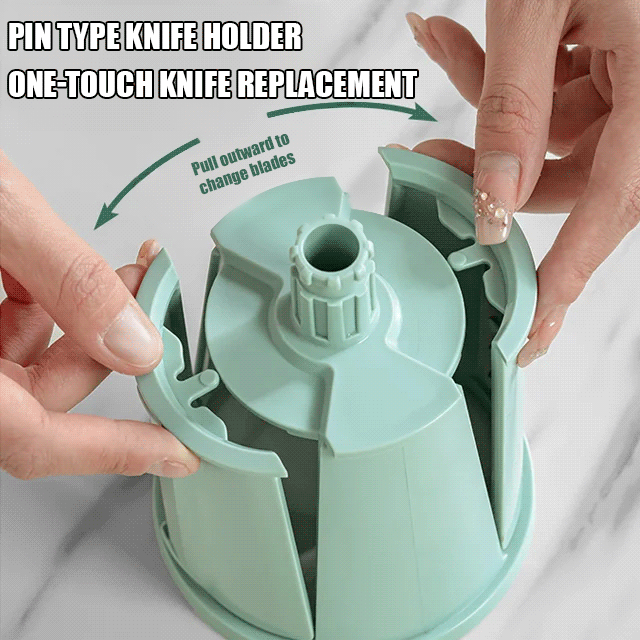 Hand crank multifunctional vegetable cutter