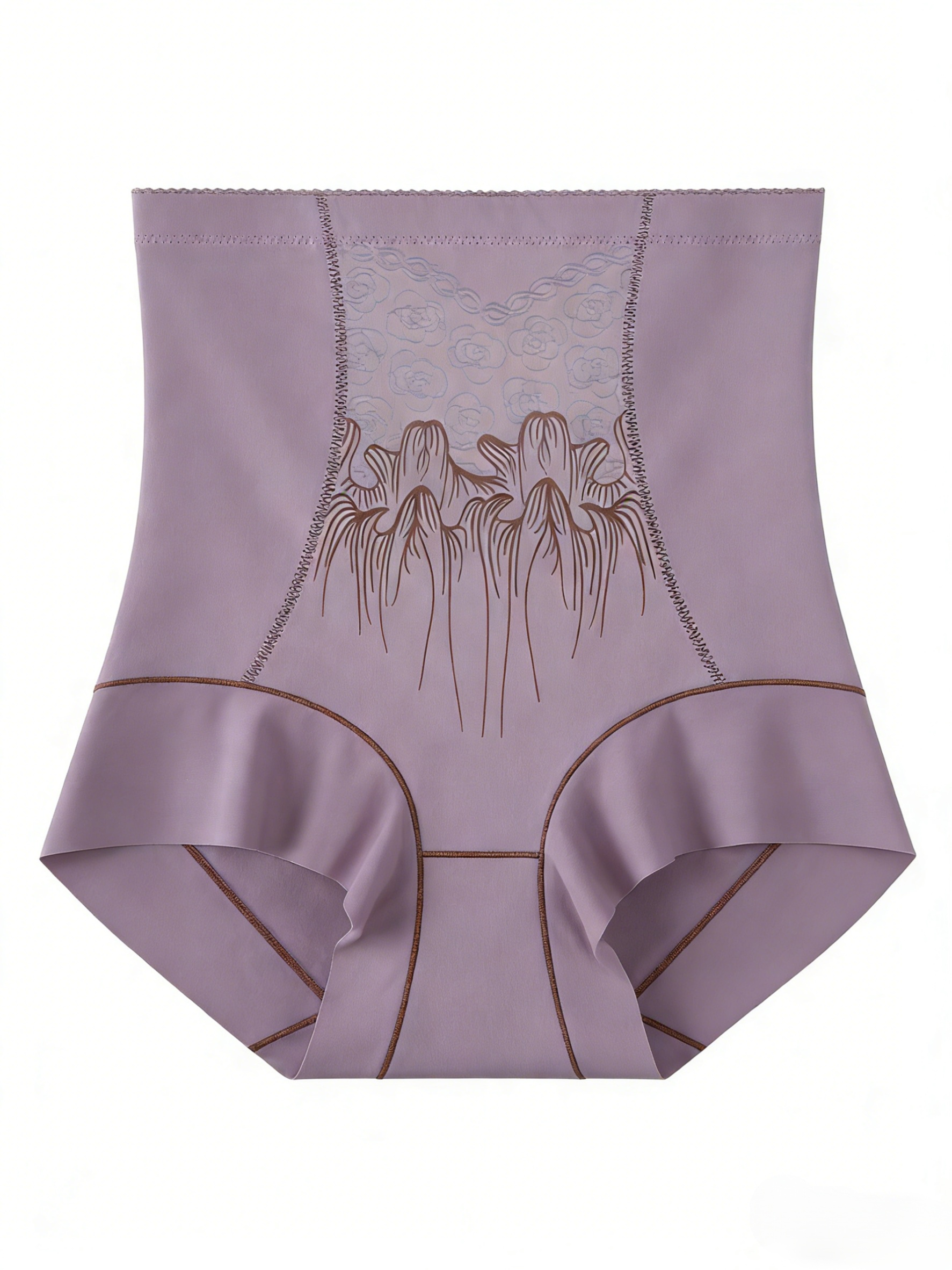 High-waisted, lightweight, body-slimming, hip-lifting, seamless tummy-control pants