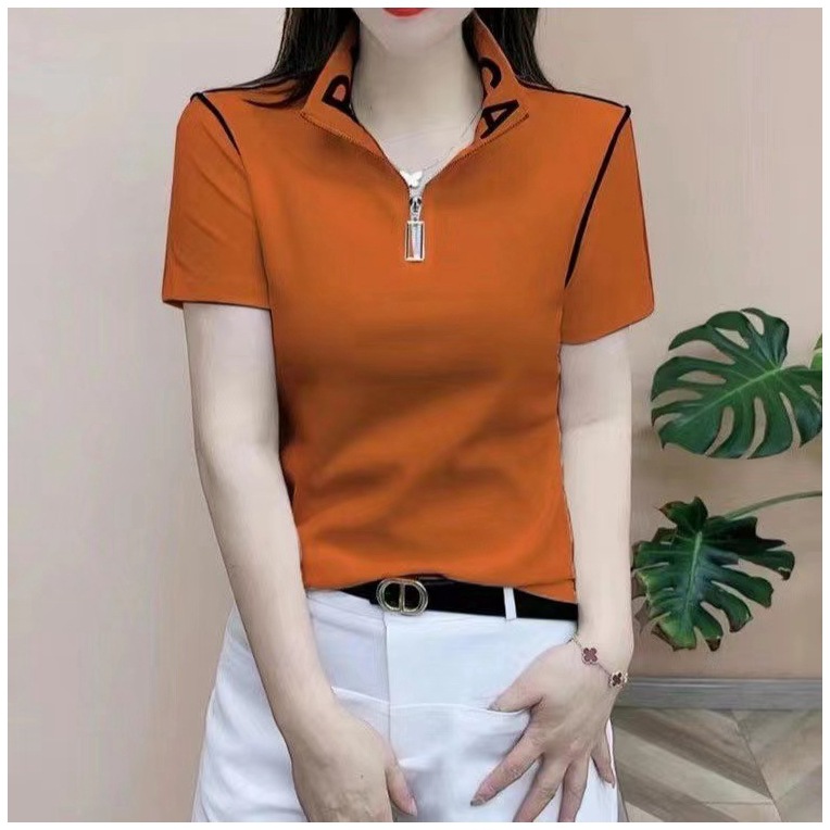 Fashion lapel T-shirt