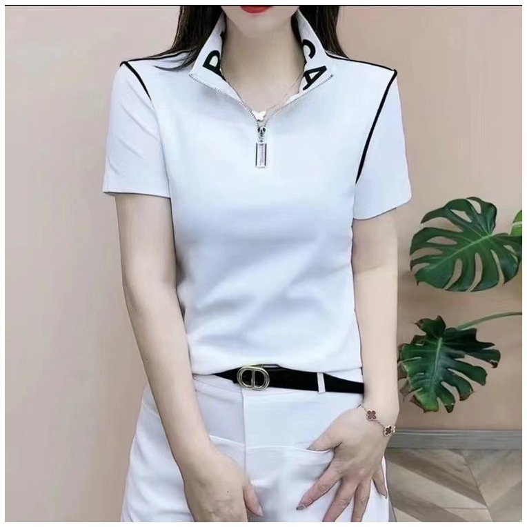 Fashion lapel T-shirt