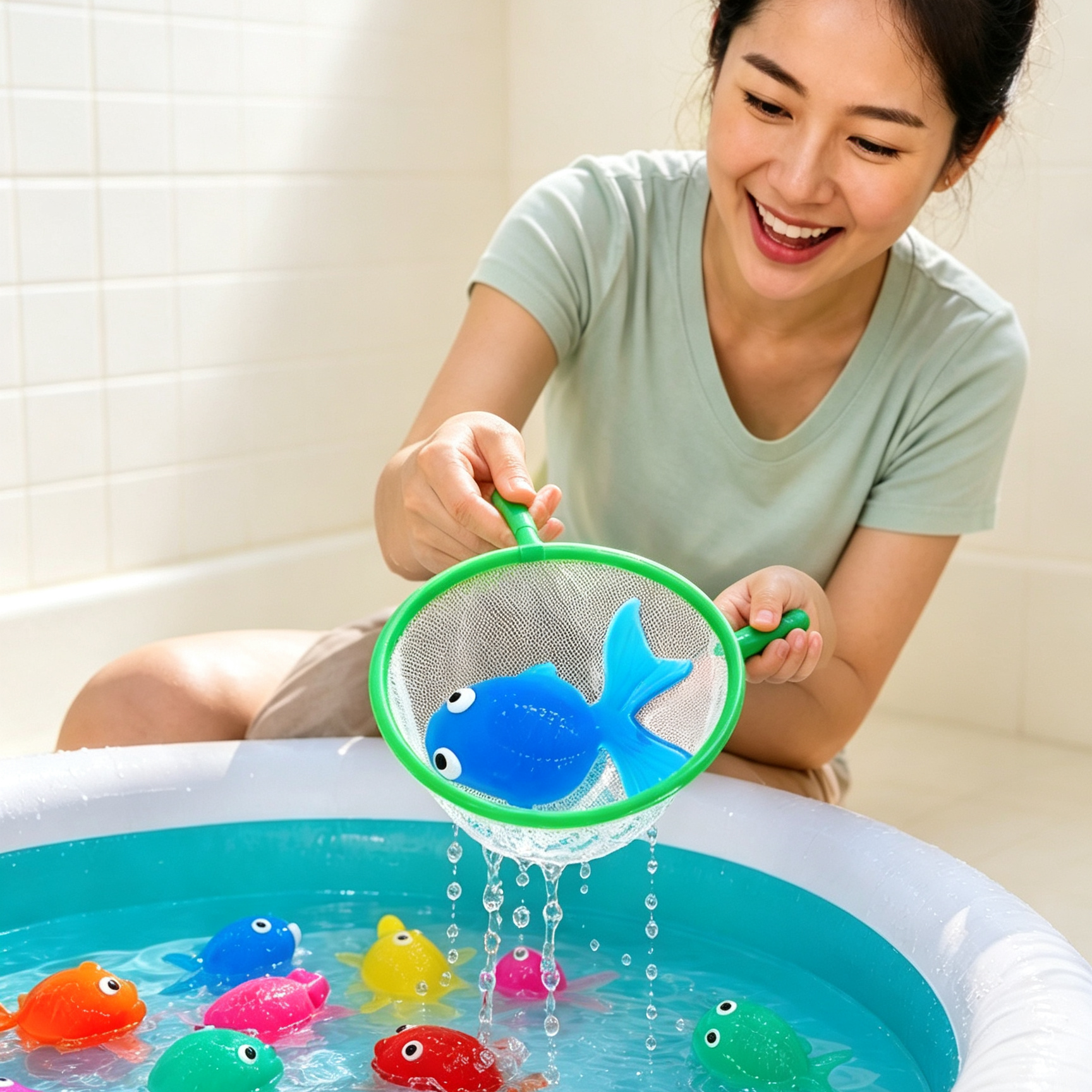 Floating Silicone Goldfish Bath Toy, Automatic Swimming Robot Fish for Kids and Aquariums