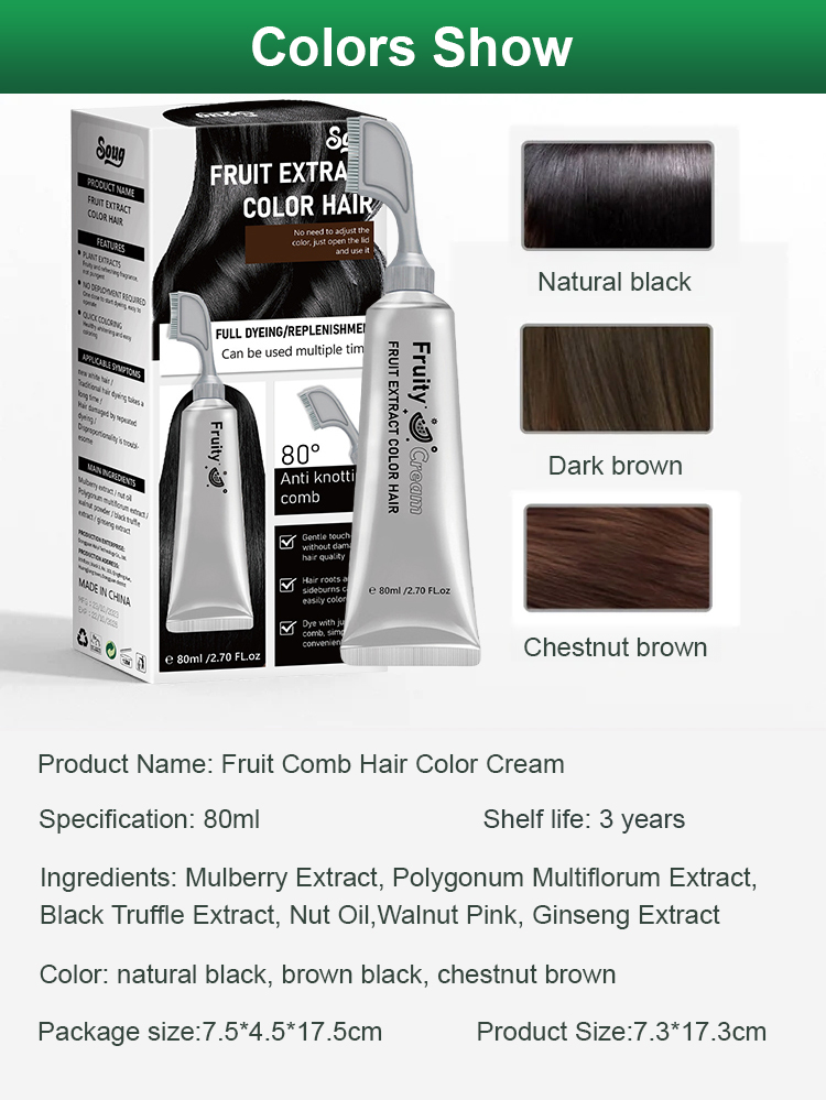 Fruit Extract Hair Dye