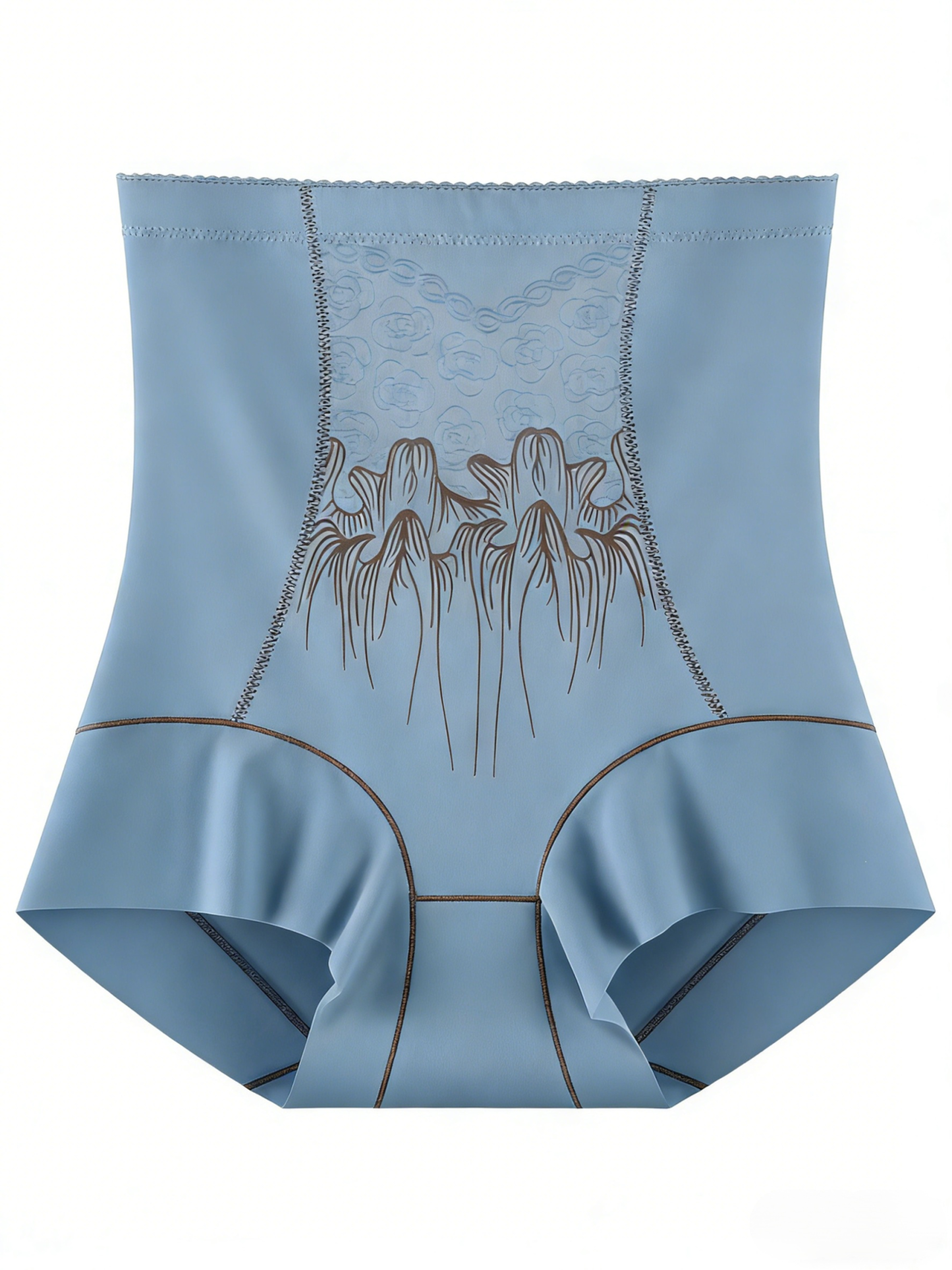 High-waisted, lightweight, body-slimming, hip-lifting, seamless tummy-control pants