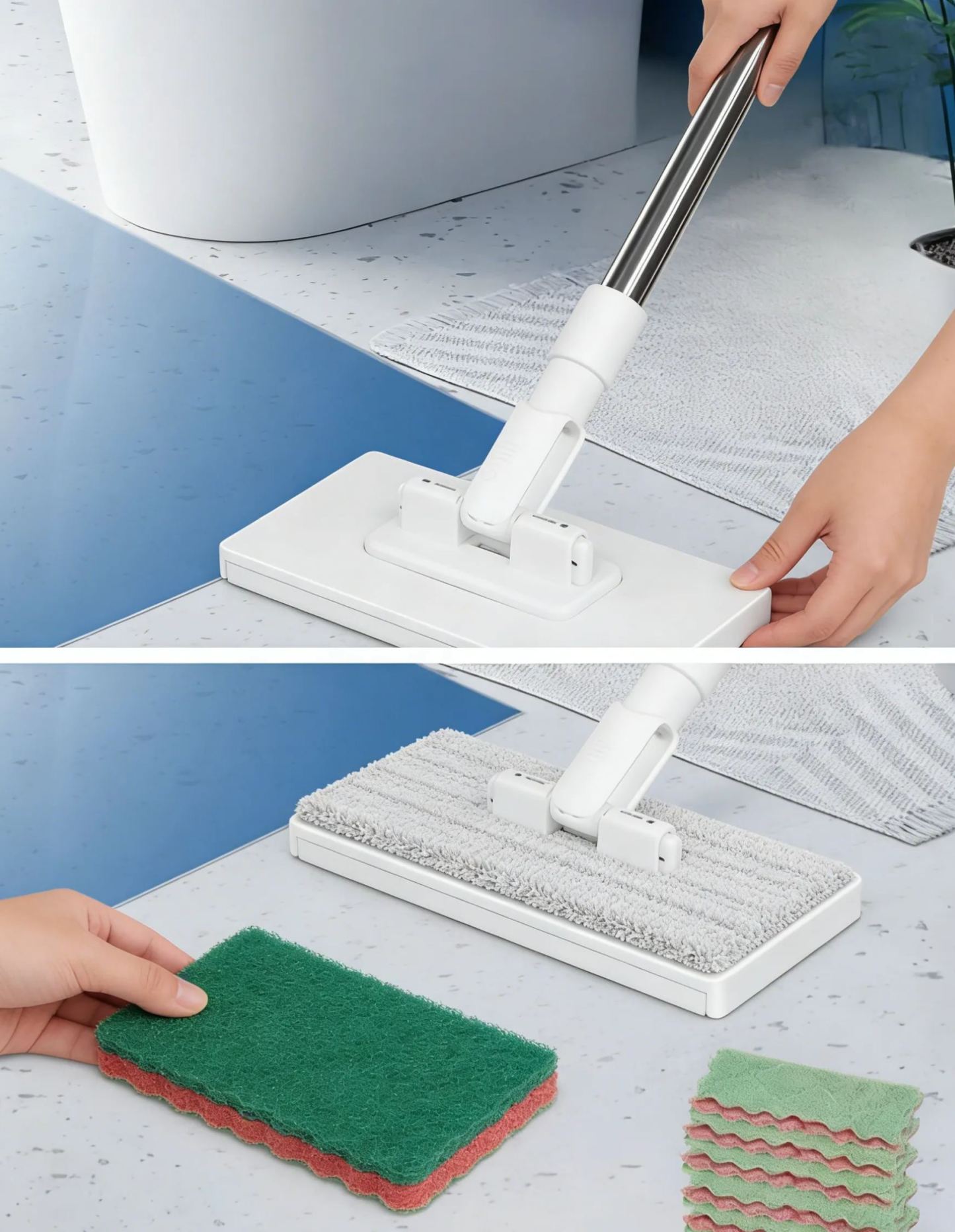 【Self-grabbing 2.0】No-touch mop