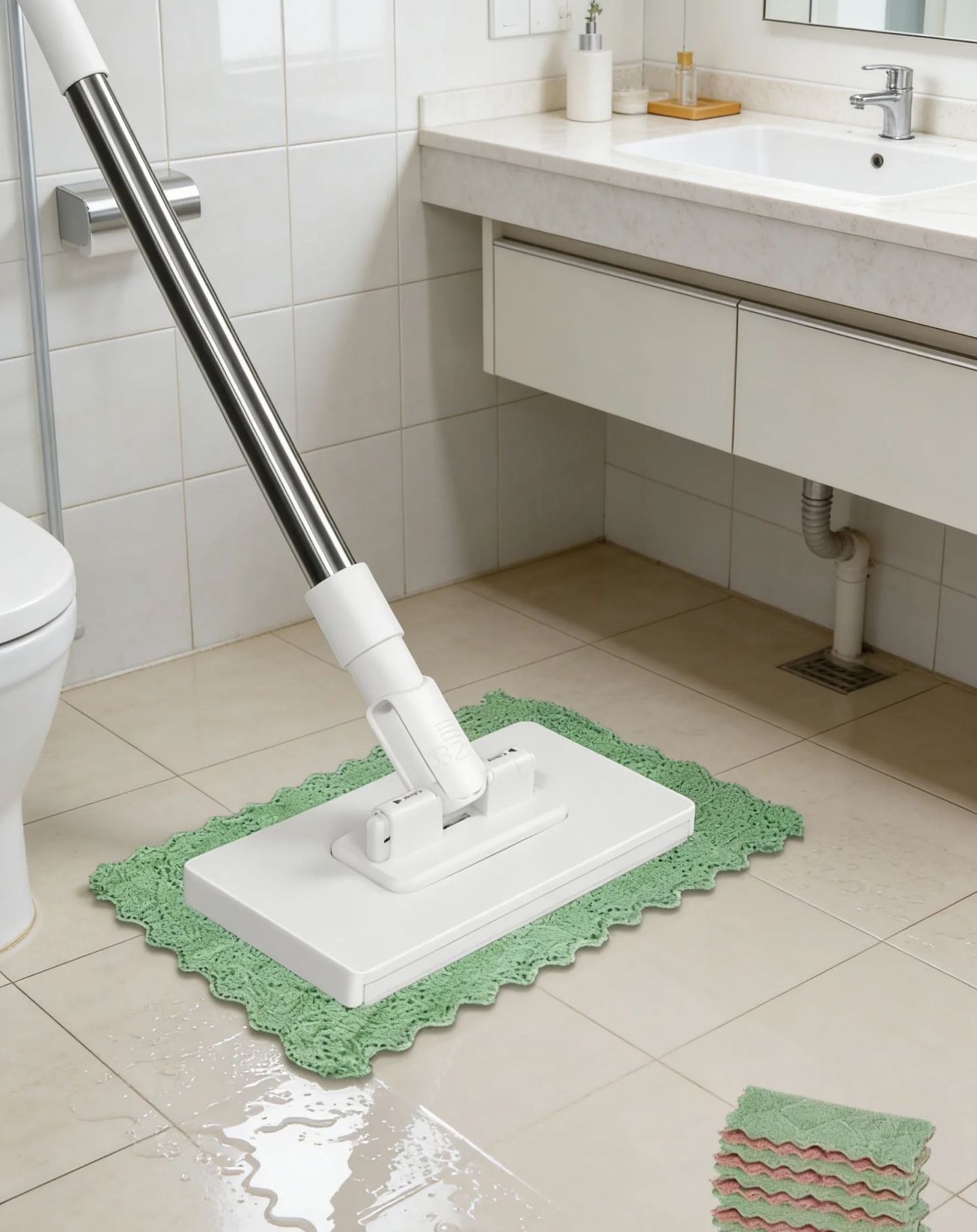 【Self-grabbing 2.0】No-touch mop