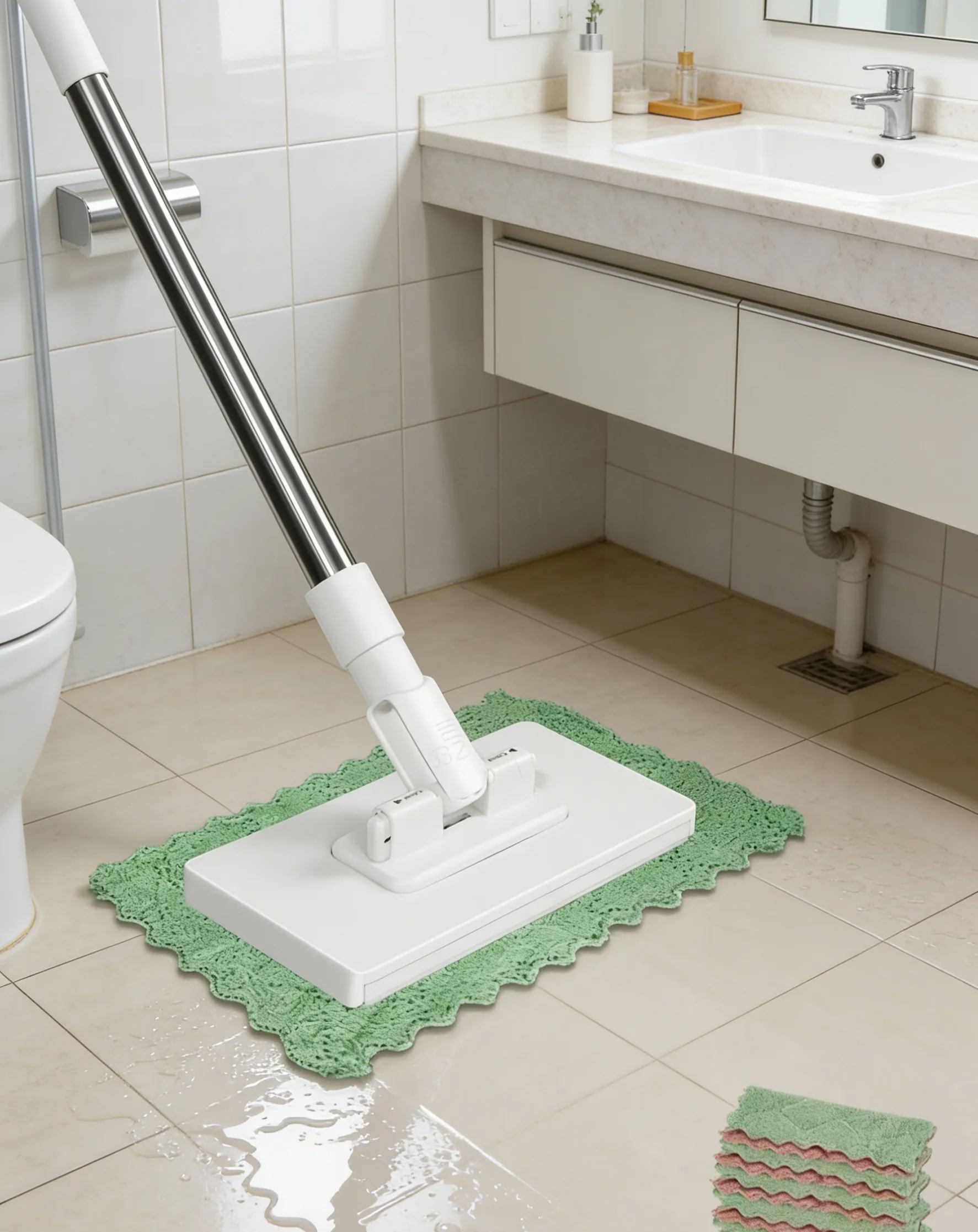 【Self-grabbing 2.0】No-touch mop