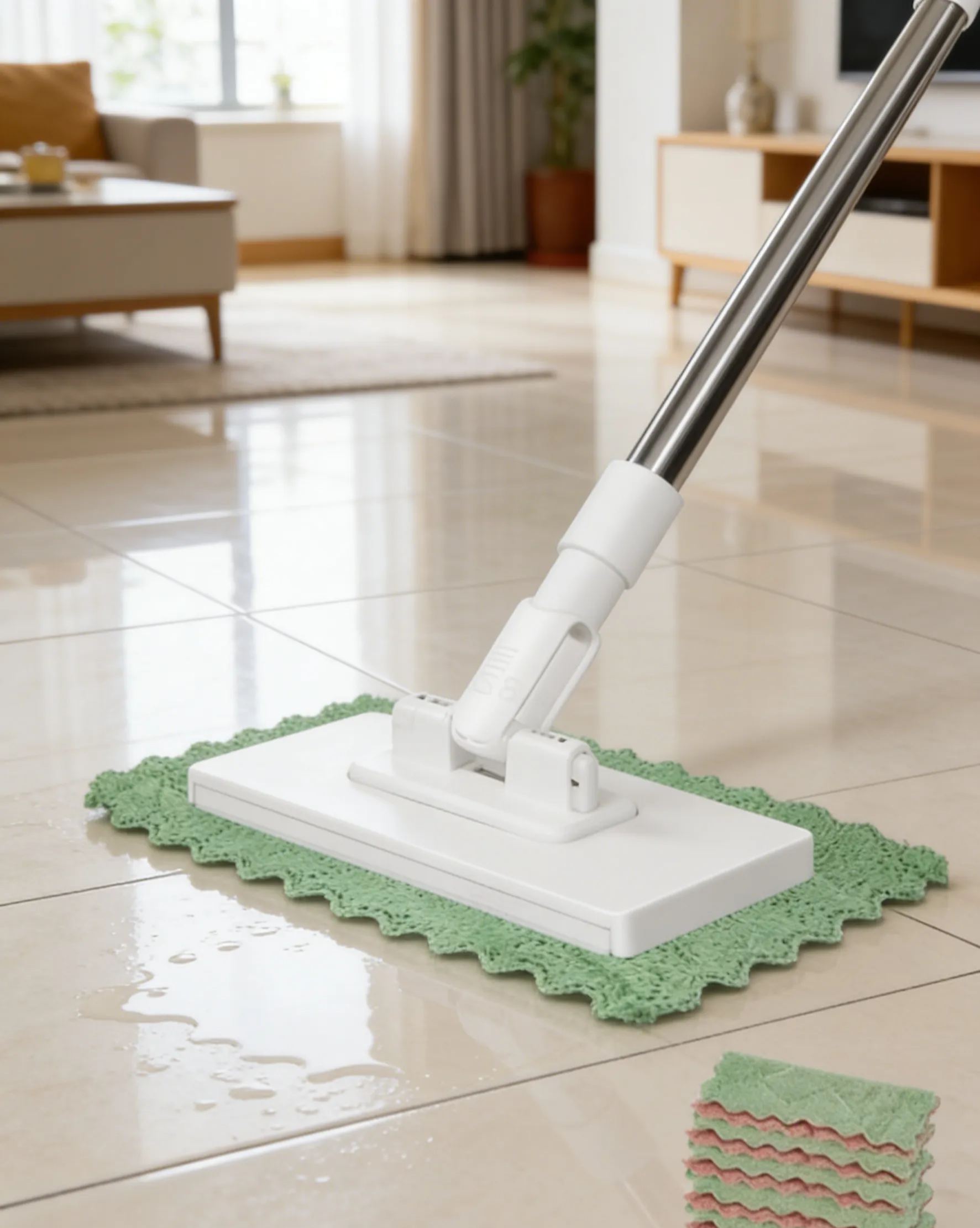 【Self-grabbing 2.0】No-touch mop