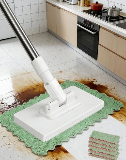 【Self-grabbing 2.0】No-touch mop